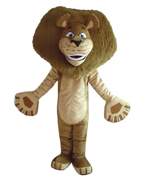 Cosplay kostumer Madagaskar Løven Alex Maskot Kostume Dyr Mascot voksen Kostume Gratis fragt