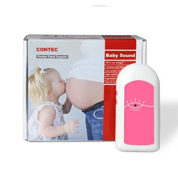 COTEC EN BABYSOUND -LCD-Display Prænatal Føtal Doppler, Baby Hjerte Slå Monitor+ Fri Gel