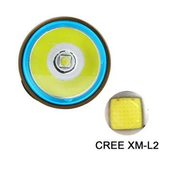 CREE XM-L2 18650 eller 26650 Dykning lommelygte LED Undervands Lamper Vandtæt Bærbare Lanterne Lys dykke Lampe Brænder