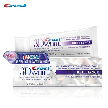 Crest 3d-Luxe Hvid Glamourøse Hvid Tandpasta Dental Kridtning tandpasta mundhygiejne Tandblegning 5PCS