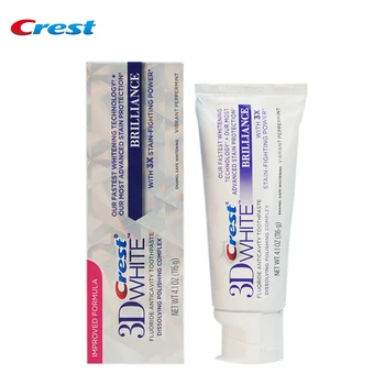 Crest 3D Tandpasta Luxe Hvid Glamourøse Hvid tandpasta Tandpleje mundhygiejne Tandpasta Tandblegning 116g