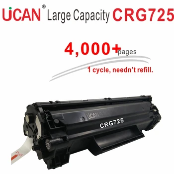 CRG 725 CRG725 til Canon LBP 6000 6018 6020 6030 6040 MF3010 Laser Toner UCAN 4000 sider Stor Kapacitet & Genopfyldelige