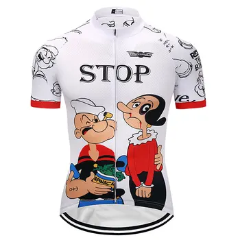 Crossrider 2018 Mænd Cartoon Trøje Popeye MTB cykel Tøj Kort Ropa Ciclismo Cykel Tøj Maillot Culotte