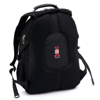 Crossten Top kvalitet Multifunktionelle Schweiziske Laptop Backpack for 15,6 tommer bærbare Alsidig Skoletaske rejsetasker 8112