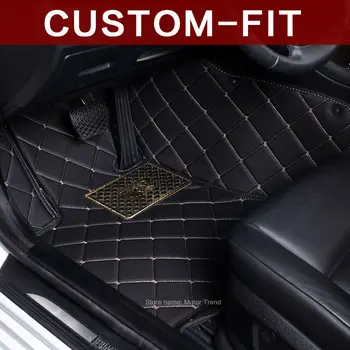 Custom fit bil gulvmåtter til Audi A1, A3, A4, A6 A7 A8 Q3 Q5 Q7 3D car-styling tunge al slags vejr, gulvtæppe, liner