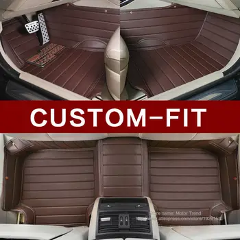 Custom fit bil gulvmåtter til Toyota Camry 40 Corolla RAV4 Verso FJ Land Cruiser LC 200 Prado 150 120 3D car-styling tæppe