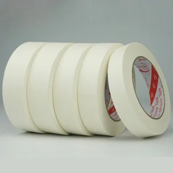 Custom Made Masking Tape Crepe Papir Tape, Klæbende Traceless Tekstureret Dekorativ Tegning, Maleri Bred, 5mm - 1220mm 50m