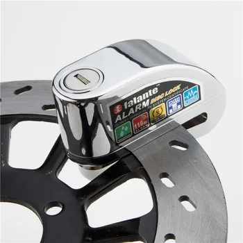 Cykel Alarm Disc Lock Anti-tyveri bremseskive Sikkerhed Alarm Electron Lås 6mm Pin-kode til Motorcykel, Motorcykel, Cykel Sikkerhed