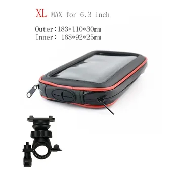 Cykel Mobiltelefon Støtte til iphone X 8 7 Plus Cykel Telefon holder med Vandtæt taske til Samsung XIAOMI HUAWEI Smart Phone