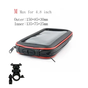 Cykel Mobiltelefon Støtte til iphone X 8 7 Plus Cykel Telefon holder med Vandtæt taske til Samsung XIAOMI HUAWEI Smart Phone