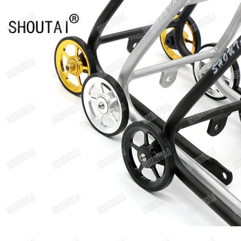 Cykel-Ultra-Let Aluminium Beslag Mini-Rack Energibesparende Elektriske Lille Hjul for Brompton Foldecykel Cykling Cykel Del