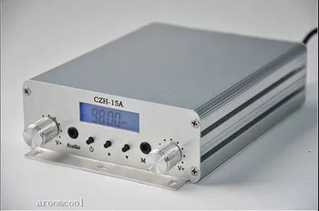 CZH-15A 15W FM-radio broadcast PLL-senderen FM-senderen sølv farve