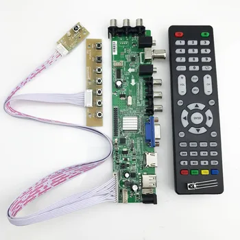 D3663LUA digitale TV-bord DVB-T2/T/C Universal LCD-LED TV-Controller Driver Bord med kabel-inverter støtte russiske 366348