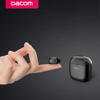 Dacom k8 mono små øretelefoner skjulte usynlige ørestykke micro mini wireless headset bluetooth hovedtelefon hovedtelefoner til telefonen