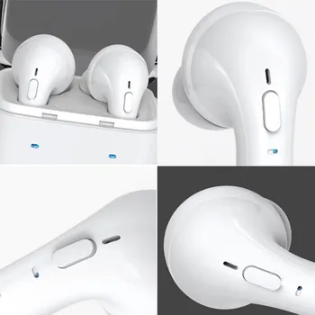 Dacom TWS-MINI-Double-ear Bluetooth 4.2 Ægte Trådløs Headset Sport Hovedtelefoner Med Opladning Box Til Xiaomi Samsung LG