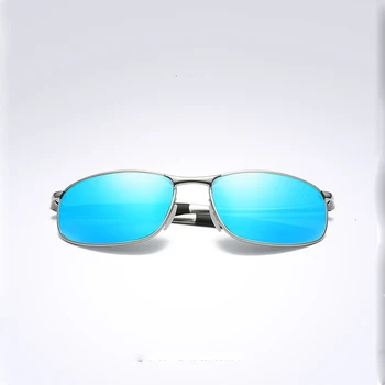 DANKEYISI Mandlige Solbriller, Polariserede Firkantede Metal Driver Mænd Sunglassses Retro solbriller Til Mænd, Kvinder 2017 Gratis Box Taske