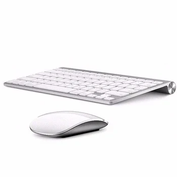 Dansk russisk brev 2,4 G Trådløst tastatur, mus combo med USB-Modtager til Desktop,Computer, PC,Laptop og Smart TV