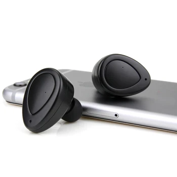 Daono TWS K2 Bluetooth Øretelefoner Ægte Trådløs Headset Mini Stereo Hovedtelefon CSR 4.2 med ladestik spille musik