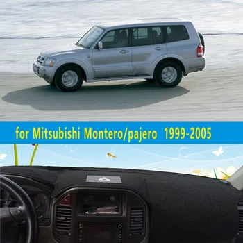 Dashmats car-styling tilbehør dashboard dækker for Mitsubishi Montero Pajero 3 V77 V75 2000 2001 2002 2003 2004 2005 2006