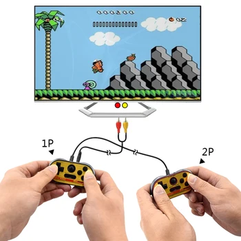 Data Frog Mini Video Gaming Konsol Til FC30 Pro Bygge I 260 Klassiske Spil 8 Bit Håndholdte Spil Afspillere Understøtter TV-Udgang