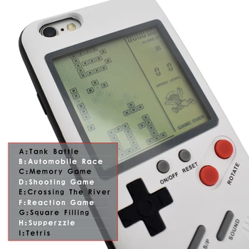 Data Frog Nostalgi Tetris Spil Konsoller Mini Håndholdte Game Spillere Indbygget 8 Klassiske Spil Bedste Gave Til Børn