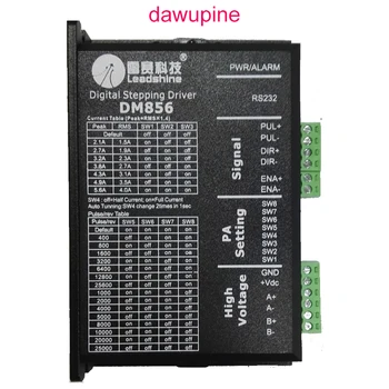 Dawupine stepmotor Controller Leadshine DM856 2-fase 57 86 Digital Stepper Motor Driver 20-80 Vdc 1A til 5,6 EN NEMA23 NEMA34