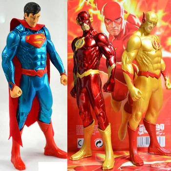 DC Den Nye Justice League JLA Superhelt Flash Barry Allen PVC Anime Handling Figur Superman Model Indsamling Toy Gave