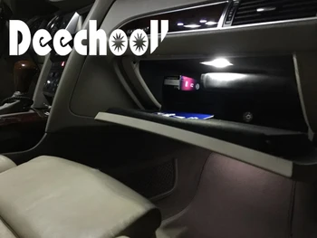 Deechooll 18pcs Bil LED Lys til Audi A3 8P ,Canbus Hvid Indvendig Belysning Pære til Audi A3 S3 8P 06-13 Dome læselamper