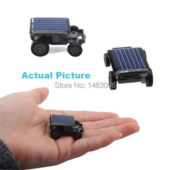 Dejlig Solenergi Mini Toy Car Racer Verdens Mindste Pædagogiske Gadget Børn Gave Høj Kvalitet