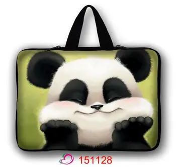 Dejlige Panda Blød Laptop Sleeve Tasker 11 12 13 14 15 17 Laptop Taske Case Til Macbook Air Pro Retina Til Xiaomi Luft Opbevaringspose