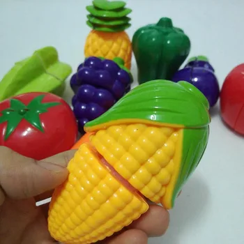 Dejligt For 22 stk Kid ' s Køkken Skære Toy Frugt Vegetabilske Fødevarer Pander med at Foregive, at Spille, Madlavning Spise Pædagogisk Legetøj For Børn