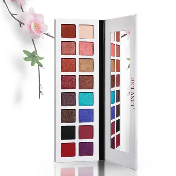DE'LANCI Pro Eyeshadow Palette 11 Shimmer 5 Matte Farver Makeup øjenskygge - Højt Pigmenteret Multi-Colour Collection