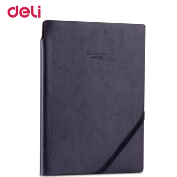 Deli klassisk blød PU læder cover business-notesbog til skolens kontor for at skrive levering elegante rejse dagbog bog tilpasse Logo