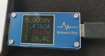 Den Kotomi Premium USB-Spænding Meter USB-Tabel QC/PD Udløser PD Test Meter Kotomi Pre