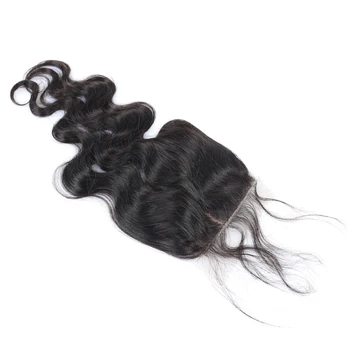 Den menneskelige Hår Silke Base Lukning Krop Bølge 4x4 Lukning Brazilian Hår Gratis Del Med Baby Hair Gratis Fragt Solrige Dronning Remy Hår