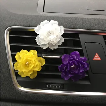 Den nye air freshener bil air outlet parfume bil duft, lugt outlet blomst ornamenter Parfumer 100 Originale Bil-styling