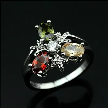 Den nye han edition rent sølv 925 indlæg zircon ring Fødselsdag gave smykker Karakter charme kvindelige ring j556