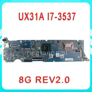 Den oprindelige ASUS UX31A bundkort UX31A2 REV4.1 bundkort med Processor i7-3537 8G Hukommelse om bord testet+arbejde