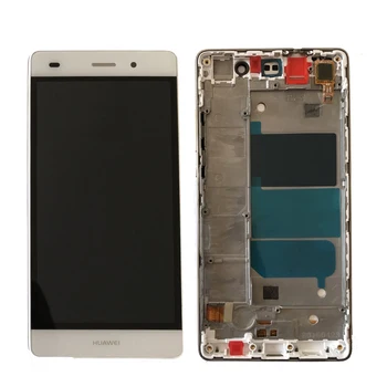 Den oprindelige Huawei P8 Lite LCD Skærm Med Touch Screen Digitizer Assembly Med rammen Sort Hvid Guld