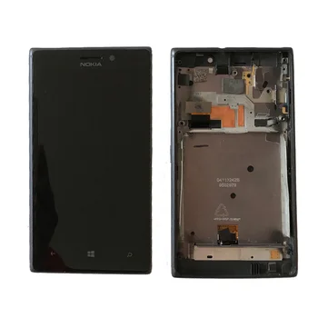 Den oprindelige Nokia Lumia 925 LCD-Skærm med Touch screen Digitizer Assembly Med stel gratis fragt