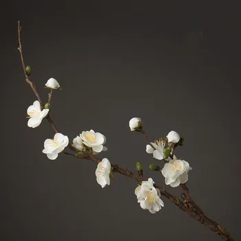 Den pastorale Stil Kunstige Blomster til Hjemmet/Party/Indoo Indretning Smuk Vise Falske Blomster Wintersweet Håndlavet Silke Blomster