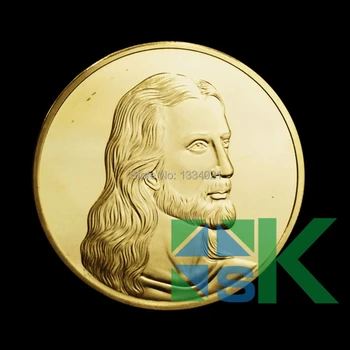 Den Sidste Nadver Berømte-Kunstner-Da-Vinci-Mønt,Jesus Samling mønt 50stk/masse
