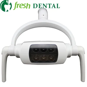 Dental Store LED Mundtlig lampe Shadowless Drift tandlægestole 12V Lampe Kirurgiske Lys induktion Lampe Sensor Manuel Switch SL1016