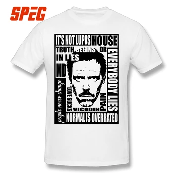 Design T-Shirt Hus MD Alle Ligger T-Shirt Dr House Sjove t-Shirts Mænd Slim Fit t-Shirt Populære Unge Plus Størrelse