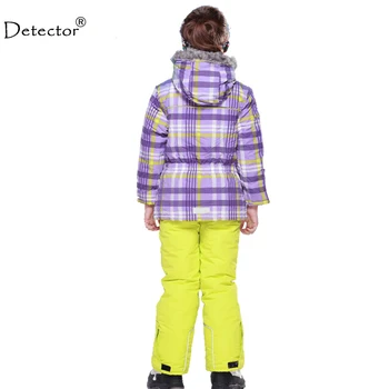 Detektor Ski Passer til drenge og piger Tykke vintertøj sæt Sports Barn, Tøj, snowboard Jakke og bukser sæt ski jakke