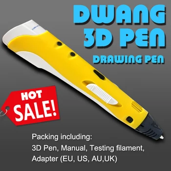 DEWANG Billige Farve Pen 3D-Pens for Kids Børn Tegning Håndværk Sikkerhed for Uddannelse Toy 3D-Print-Pen