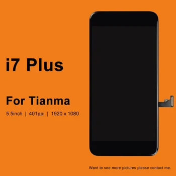 DHL 5pcs For Tianma Kvalitet LCD-5.5 tommer Til Phone 7 Plus LCD-Skærm Med God 3D-Touch Screen Digitizer Assembly Udskiftning