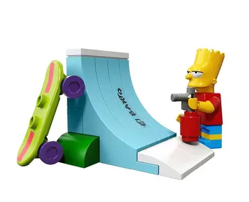 DHL gratis fragt Lepin 16005 Simpsons Hus 2575Pcs Model byggesten Mursten Kompatibel legoing 71006 for børn brithday