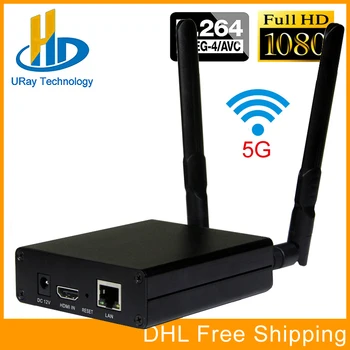 DHL Gratis Fragt MPEG-4 AVC H. 264 WIFI HDMI Video Encoder HDMI Sender Live Broadcast Encoder Trådløse H264 Encoder IPTV