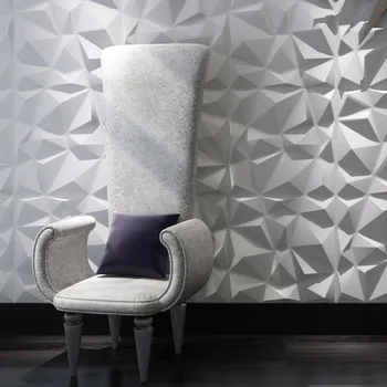 Diamant 3D Textured vægpaneler 12 Stk 3D Illuminative vægbeklædning 32.29 Sq.Ft